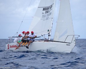 Cyril Lecrenay’s team on Bunga Bunga sailed a good series to finish second overall