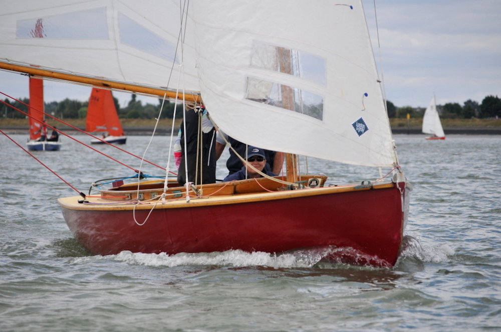 Simon Hollington and team in Beryl in the Royal Burnham One-Design class won today’s race by over two minutes – photo Alan Hanna