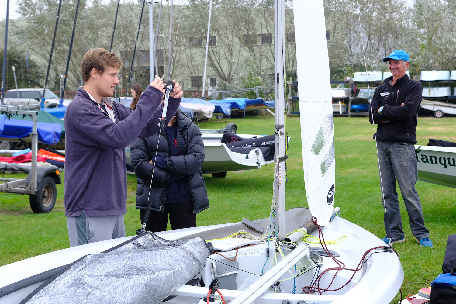 Tuning for light wind speed – photo Roger Mant