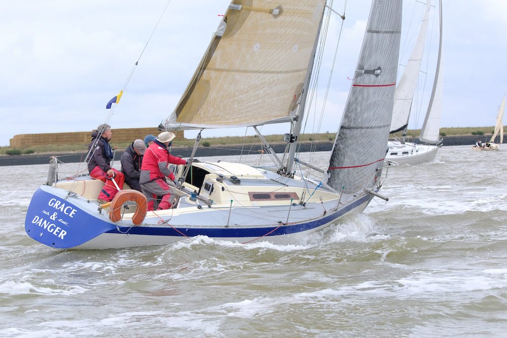 Stephen Gosling’s SJ27 won Class 5 – photo Roger Mant