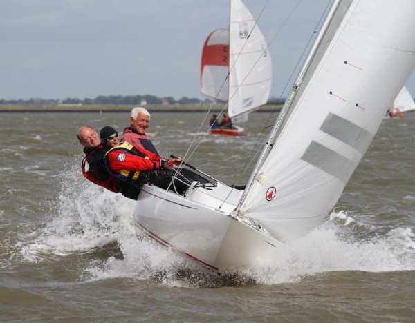 Dragon racing on the River Crouch – photo Roger Mant