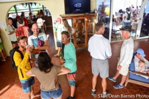 A hub of activity at St Thomas YC during the regatta – photo Dean Barnes/STIR