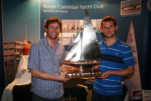 The new Endeavour Champions – Matt Burge (left) and Toby Lewis – celebrate their win – photo Sue Pelling